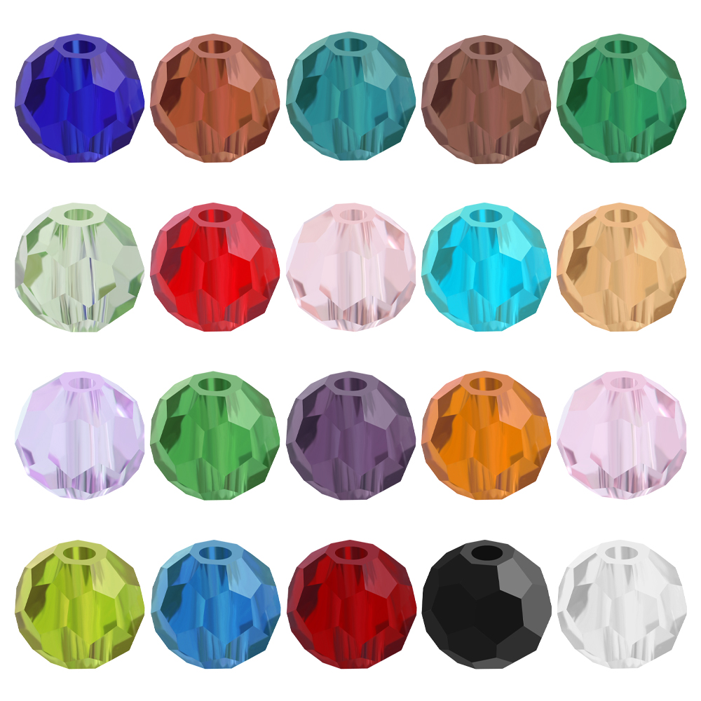 Glass Seed Beads 2Mm Jewelry Making - 32面カットラウンドボール2mm 3mm 4mm 6mm 8mm 10mm