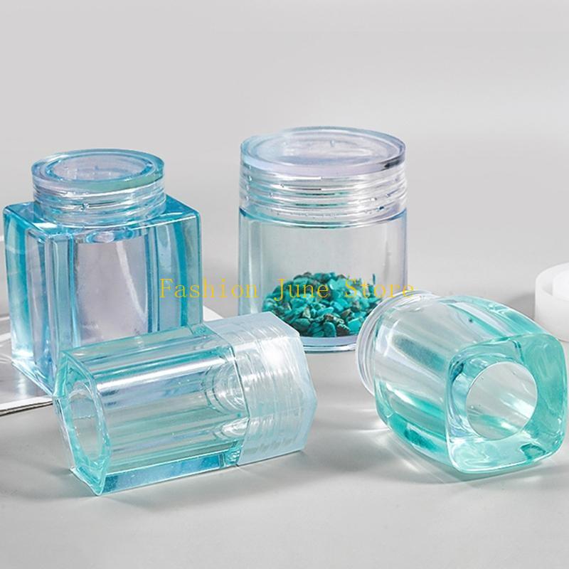 1 セット収納ボトルジャークリスタルエポキシ樹脂型 DIY  - Silicone Epoxy Resin Molds Set のレビューと価格