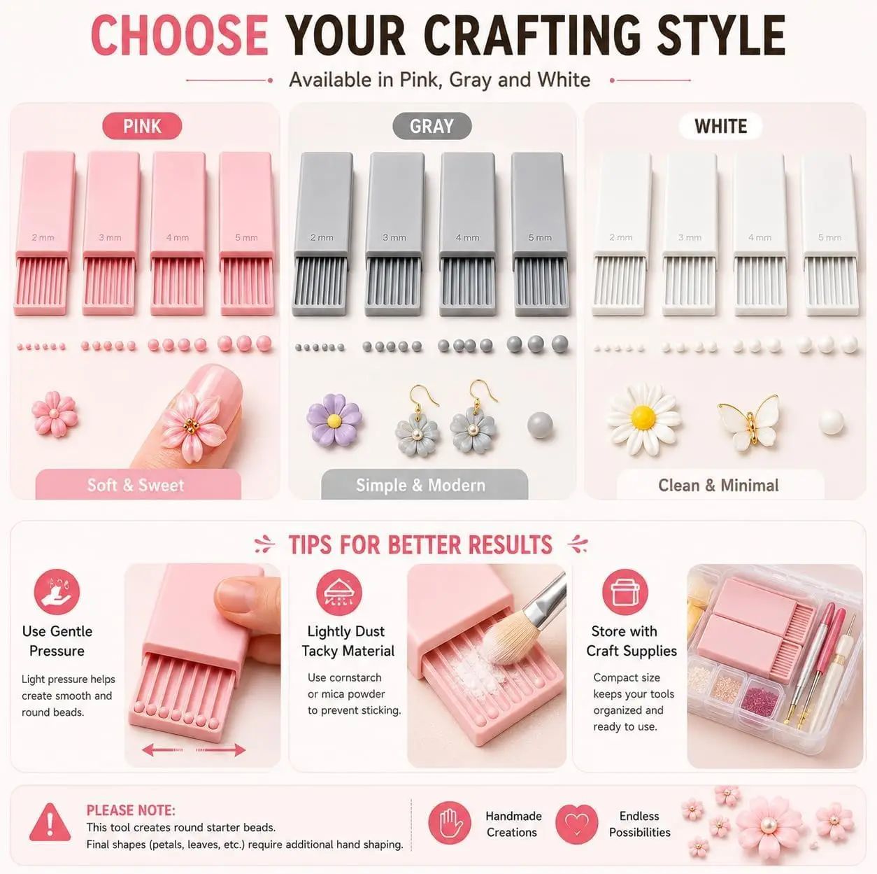 4個入り 3Dプリントクレイジェルボールメーカーツール、3D - Craft Tools のレビューと価格