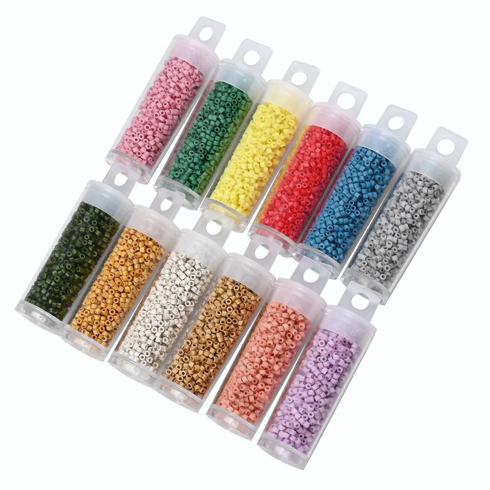 10 グラム日本つや消し小さなガラスビーズ 10/0 カラフ - Glass Seed Beads 2Mm Jewelry Making のレビューと価格