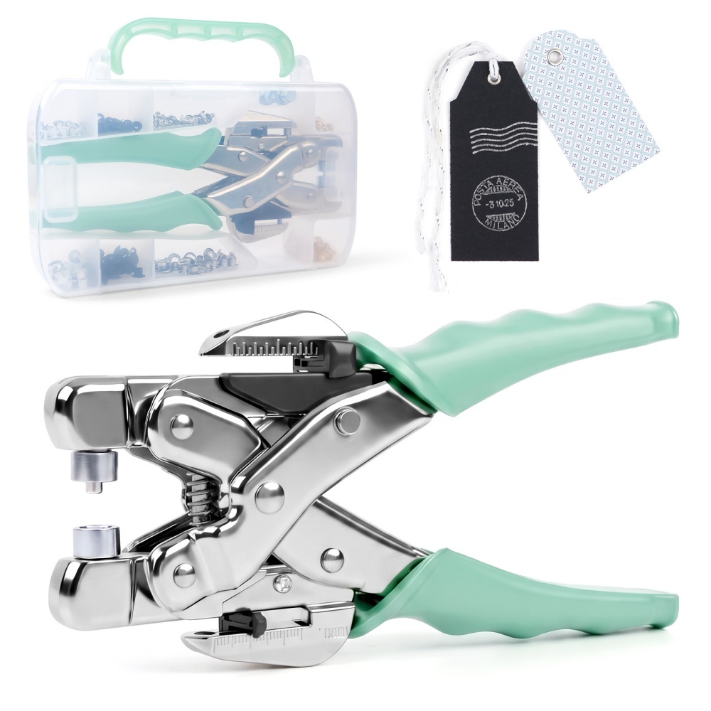 グロメットツールキット ハンドヘルド穴あけプライヤー バック - Sewing のレビューと価格