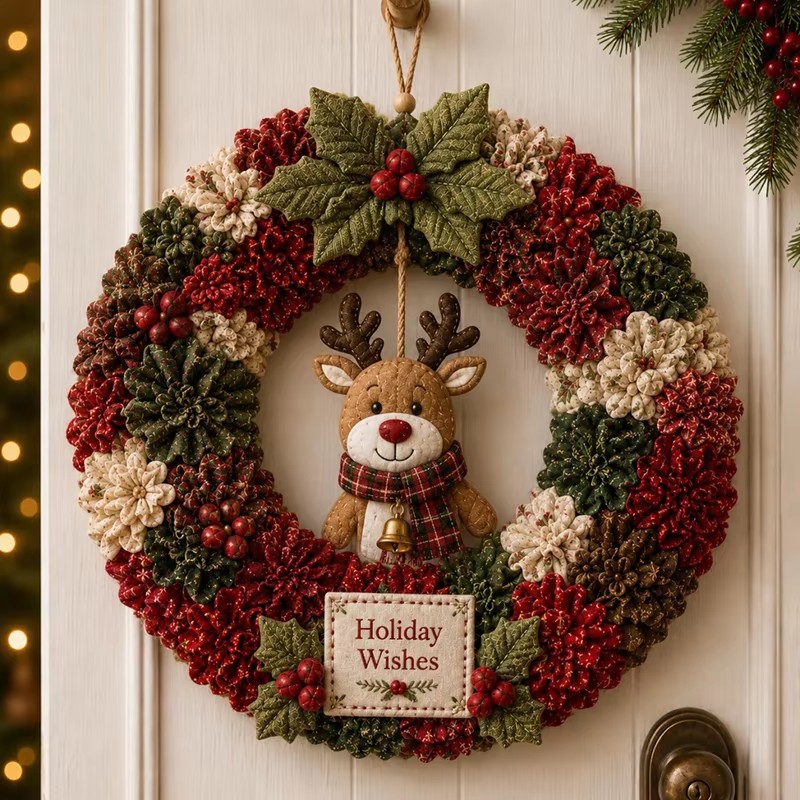 3Dクリスマスファブリック刺繍キット。縫い付け不要のクリスマ - Sewing のレビューと価格
