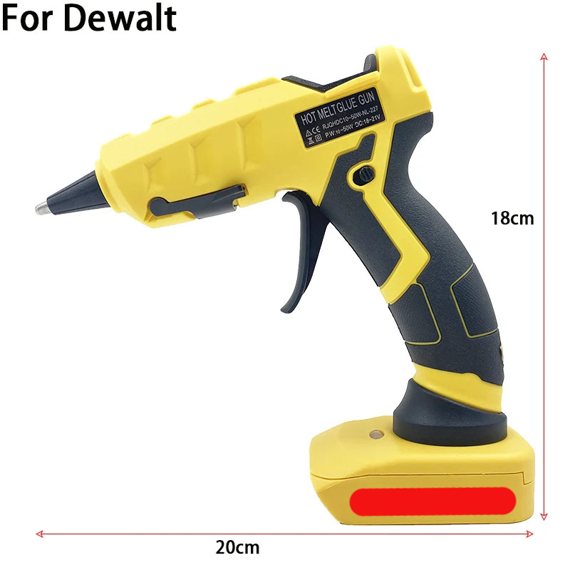 コードレスホットメルトグルーガンマキタ/DEWALT/ブラッ - Hot Melt Glue Gun Cordless のレビューと価格